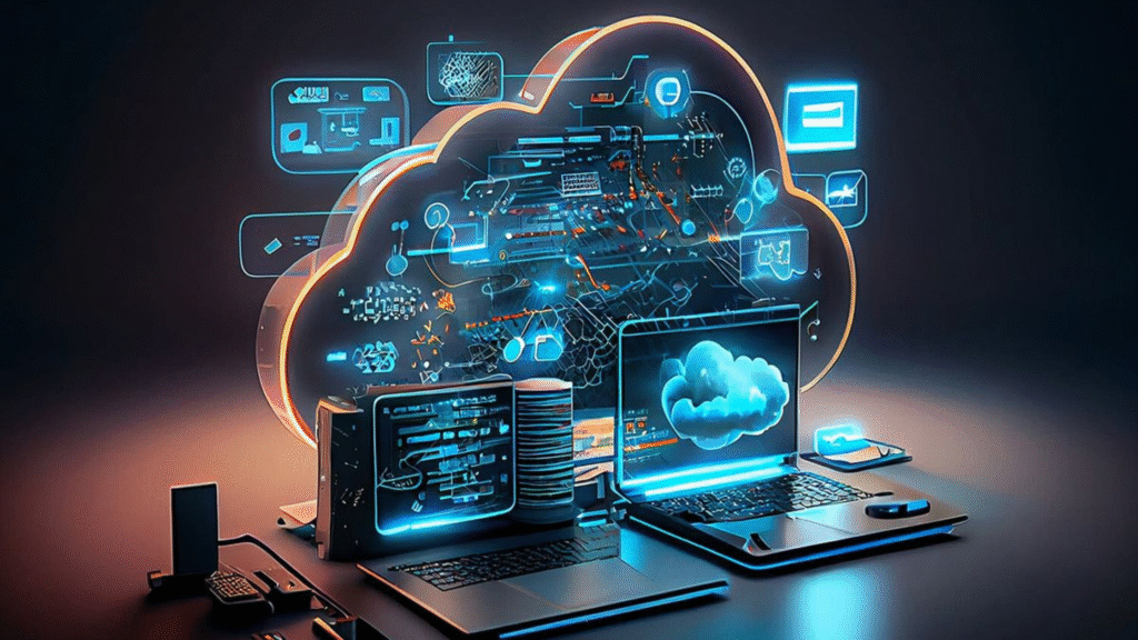 Custom software development team building scalable business applications for growing companies.